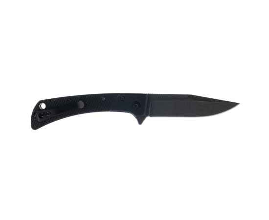 Нож складной Stinger, 102 мм, (черный), материал рукояти: нержавеющая сталь, стеклотекстолит G10, изображение 3