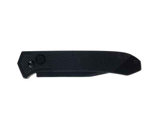 Нож складной Stinger, 115 мм, (черный), материал рукояти: нержавеющая сталь, стеклотекстолит G10, изображение 2