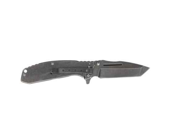 Нож складной Stinger, 90 мм, (тёмно-серый), материал рукояти: нержавеющая сталь (тёмно-серый), изображение 3