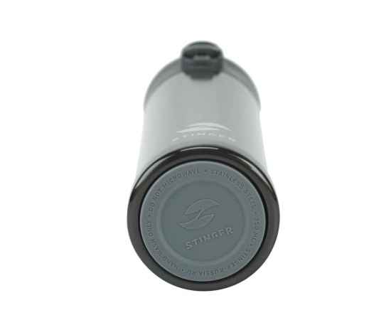 Термокружка Stinger, 0,35 л, сталь/пластик, чёрный глянцевый, 8,4 x 7 x 21,2 см, изображение 2