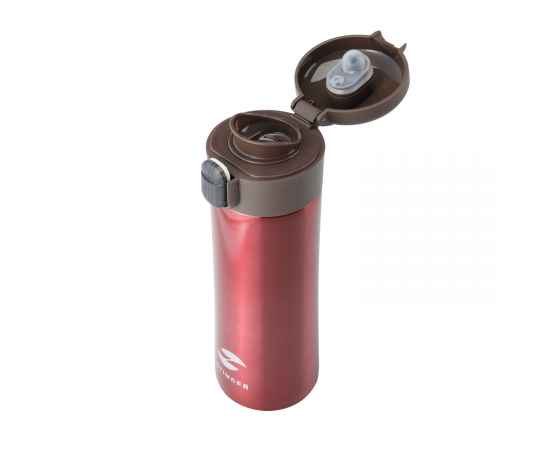 Термокружка Stinger, 0,35 л, сталь/пластик, красный глянцевый, 8,4 x 7 x 21,2 см, изображение 5