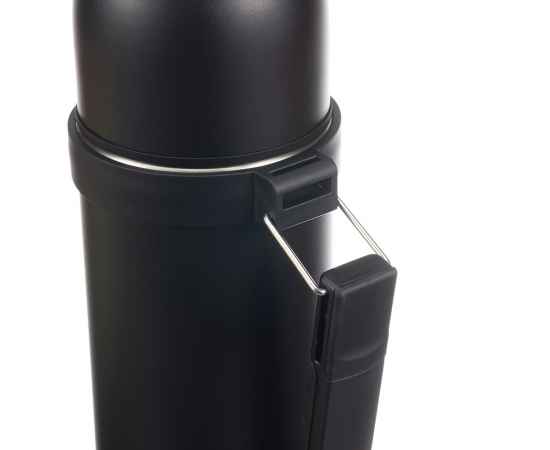 Термос Stinger, 1,2 л, широкий с ручкой, нержавеющая сталь, чёрный, 12,4 х 10,2 х 31,8 см, изображение 4