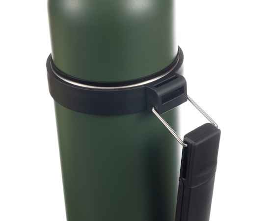 Термос Stinger, 1,2 л, широкий с ручкой, нержавеющая сталь, зелёный, 12,4 х 10,2 х 31,8 см, изображение 4