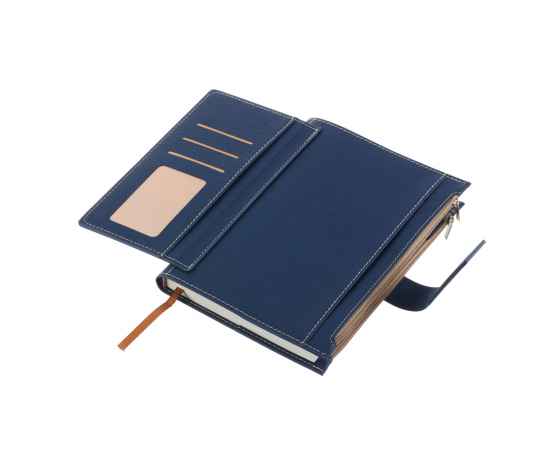 Записная книжка Pierre Cardin в обложке, синяя, 21,5 х 15,5, 3,5 см, изображение 2