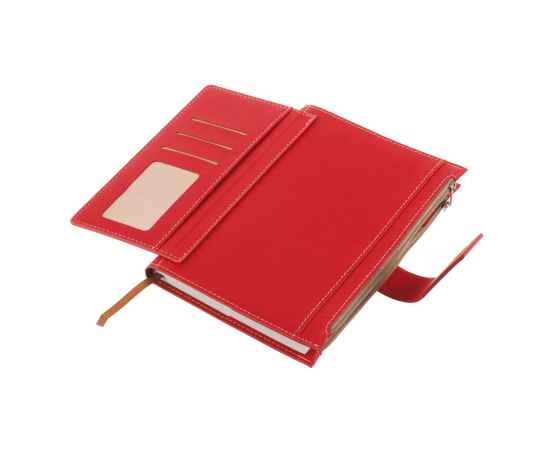 Записная книжка Pierre Cardin в обложке, красная, 21,5 х 15,5, 3,5 см, изображение 2