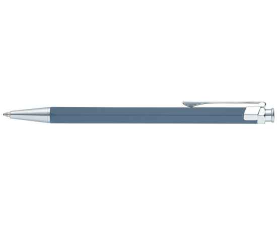 Ручка шариковая Pierre Cardin PRIZMA. Цвет - серо-голубой. Упаковка Е, изображение 3