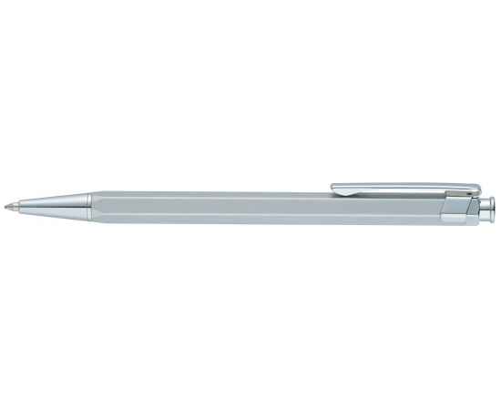 Ручка шариковая Pierre Cardin PRIZMA. Цвет - серебристый. Упаковка Е, изображение 3