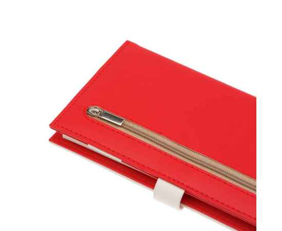 Записная книжка Pierre Cardin красная, 10,5 х 18,5 см, изображение 4