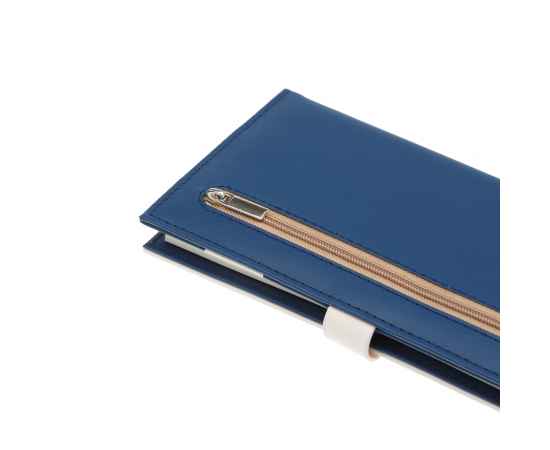 Записная книжка Pierre Cardin синяя, 10,5 х 18,5 см, изображение 4