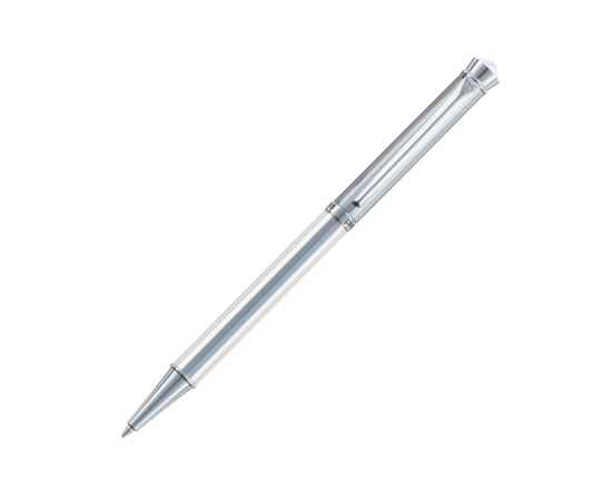 Ручка шариковая Pierre Cardin CRYSTAL,  цвет - серебристый. Упаковка Р-1., изображение 2