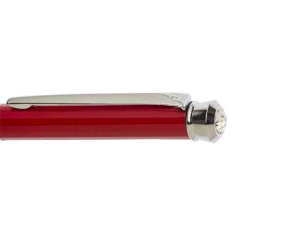 Ручка шариковая Pierre Cardin CRYSTAL,  цвет - красный. Упаковка Р-1., изображение 3
