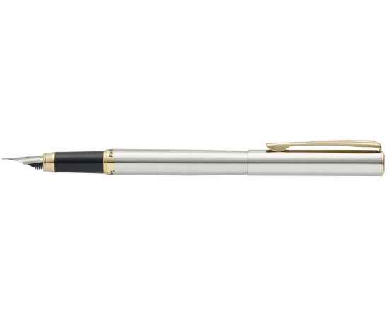 Ручка перьевая Pierre Cardin ECO, цвет - стальной. Упаковка Е, изображение 4