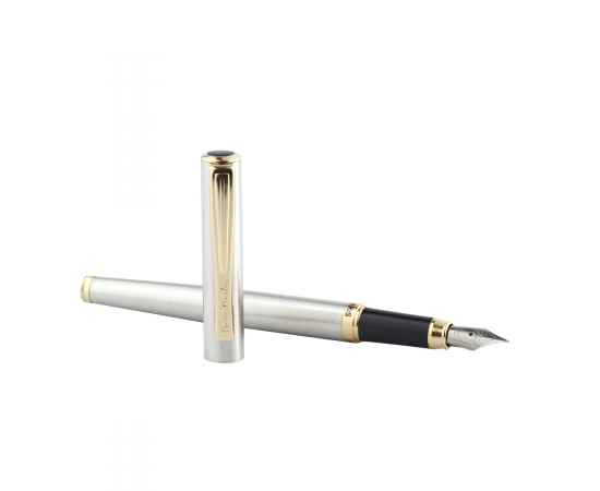 Ручка перьевая Pierre Cardin ECO, цвет - стальной. Упаковка Е, изображение 7