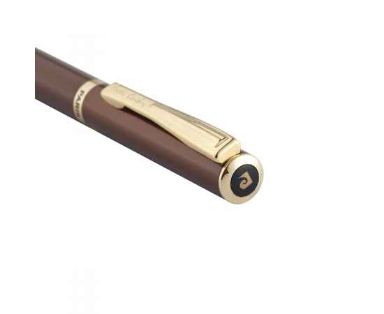 Ручка шариковая Pierre Cardin ECO, цвет - коричневый металлик. Упаковка Е или Е-1, изображение 4