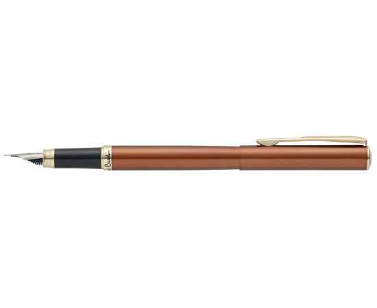 Ручка перьевая Pierre Cardin ECO, цвет - коричневый металлик. Упаковка Е, изображение 4
