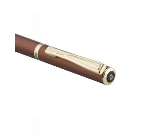 Ручка перьевая Pierre Cardin ECO, цвет - коричневый металлик. Упаковка Е, изображение 6