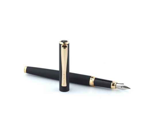 Ручка перьевая Pierre Cardin ECO, цвет - черный матовый. Упаковка Е, изображение 6