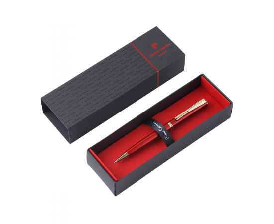 Ручка шариковая Pierre Cardin ECO, цвет  - красный металлик. Упаковка Е., изображение 5