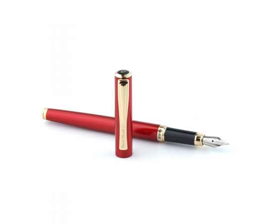 Ручка перьевая Pierre Cardin ECO, цвет - красный металлик. Упаковка Е, изображение 7