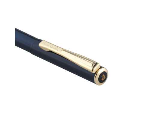 Ручка перьевая Pierre Cardin ECO, цвет - синий металлик. Упаковка Е, изображение 6