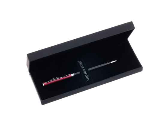 Ручка шариковая Pierre Cardin GAMME. Цвет - черный и 'фуксия'. Упаковка Е или E-1, изображение 4