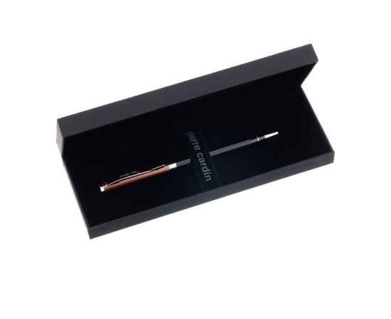 Ручка шариковая Pierre Cardin GAMME. Цвет - черный и бронзовый. Упаковка Е или E-1, изображение 4