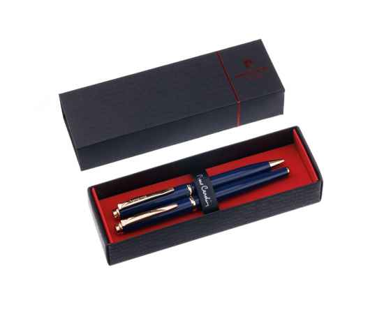 Набор Pierre Cardin PEN&PEN: ручка шариковая + роллер. Цвет - синий. Упаковка Е., изображение 2