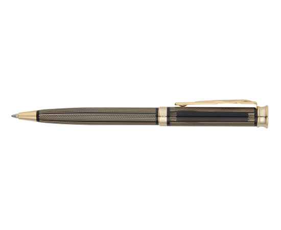 Ручка шариковая Pierre Cardin TRESOR. Цвет - черный и золотистый. Упаковка В., изображение 3