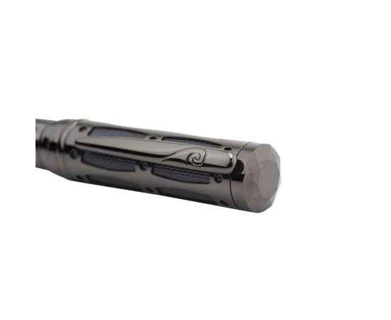 Ручка перьевая Pierre Cardin THE ONE, цвет - черненая сталь и черный. Упаковка L., изображение 5