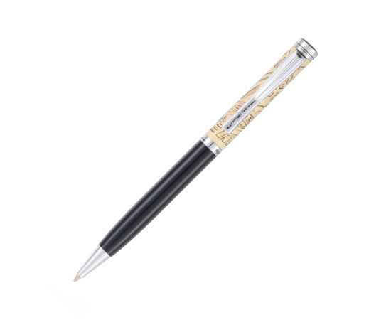Ручка шариковая Pierre Cardin GAMME. Цвет - черный и золотистый. Упаковка Е или Е-1, изображение 2