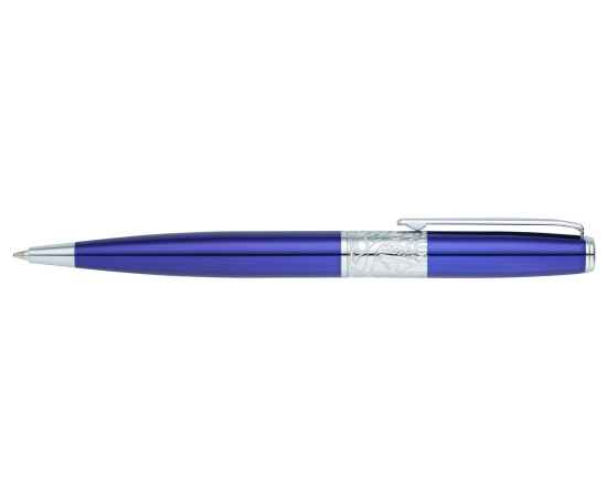 Ручка шариковая Pierre Cardin BARON, цвет - синий металлик. Упаковка В., изображение 3