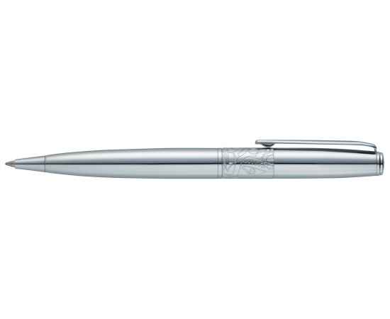 Ручка шариковая Pierre Cardin BARON. Цвет - серебристый. Упаковка В., изображение 3