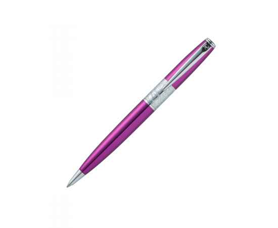 Ручка шариковая Pierre Cardin BARON. Цвет - розовый металлик. Упаковка В., изображение 2
