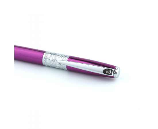 Ручка шариковая Pierre Cardin BARON. Цвет - розовый металлик. Упаковка В., изображение 4