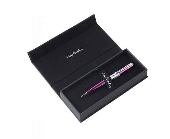 Ручка шариковая Pierre Cardin BARON. Цвет - розовый металлик. Упаковка В., изображение 5