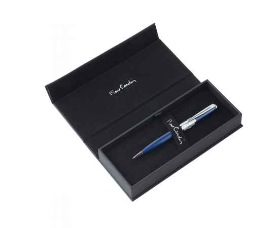Ручка шариковая Pierre Cardin BARON. Цвет - темно-синий.Упаковка В., изображение 5