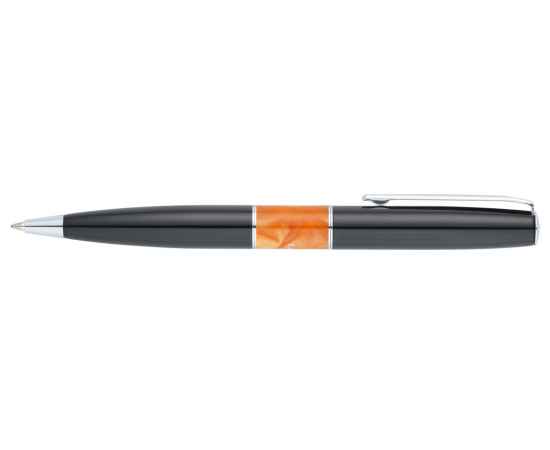 Ручка шариковая Pierre Cardin LIBRA, цвет - черный и оранжевый. Упаковка В, изображение 3