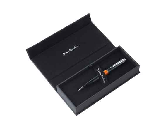 Ручка шариковая Pierre Cardin LIBRA, цвет - черный и оранжевый. Упаковка В, изображение 5