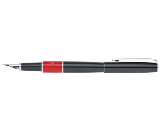 Ручка перьевая Pierre Cardin LIBRA, цвет - черный и красный. Упаковка В, изображение 4
