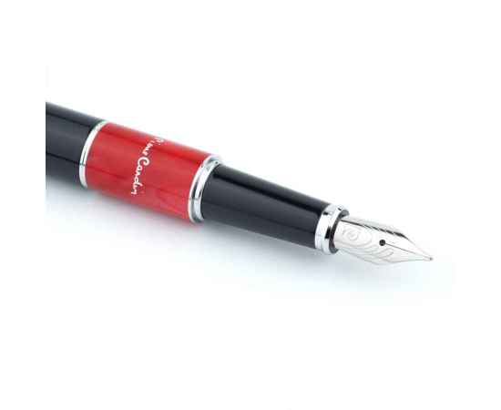 Ручка перьевая Pierre Cardin LIBRA, цвет - черный и красный. Упаковка В, изображение 6