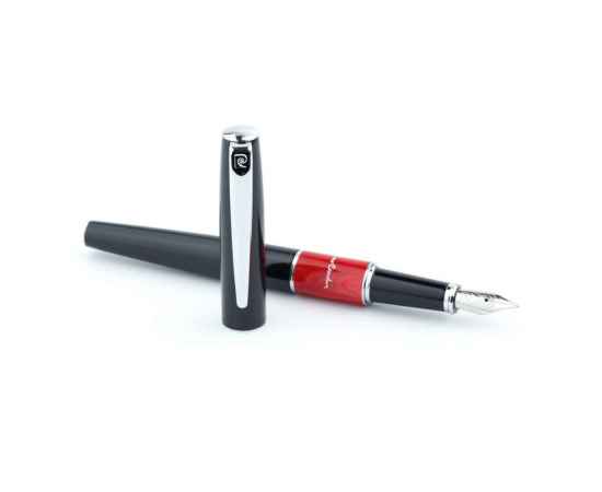 Ручка перьевая Pierre Cardin LIBRA, цвет - черный и красный. Упаковка В, изображение 7