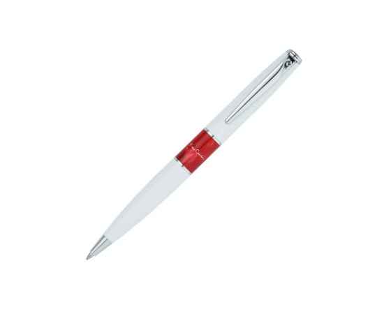 Ручка шариковая Pierre Cardin LIBRA, цвет - белый и красный. Упаковка В, изображение 2