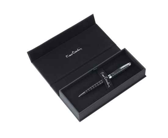 Ручка шариковая Pierre Cardin PROGRESS, цвет - черный и серебристый. Упаковка B., изображение 5