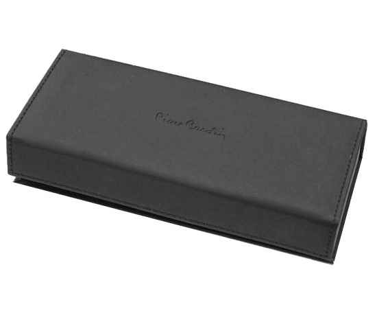 Ручка шариковая Pierre Cardin PROGRESS,  цвет - черный и золотистый. Упаковка B., изображение 3