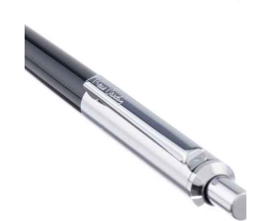 Ручка шариковая Pierre Cardin EASY, цвет - черный и серебристый. Упаковка Е, изображение 4