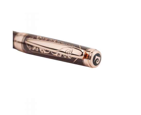 Ручка шариковая Pierre Cardin RENAISSANCE, цвет - коричневый. Упаковка B., изображение 4