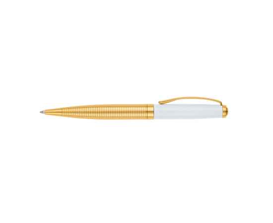 Ручка шариковая Pierre Cardin GOLDEN. Цвет - золотистый и белый. Упаковка B-1, изображение 3