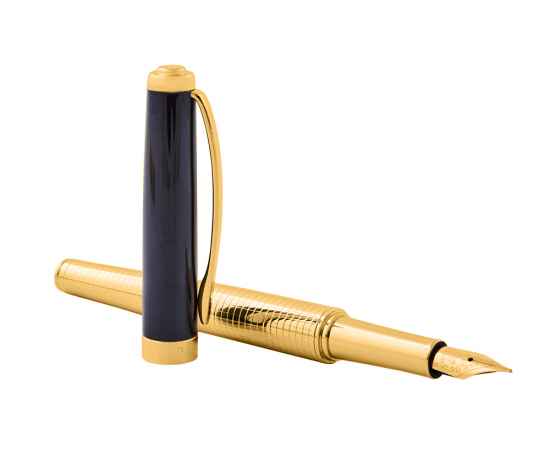 Ручка перьевая Pierre Cardin GOLDEN. Цвет - золотистый и черный. Упаковка B-1, изображение 7