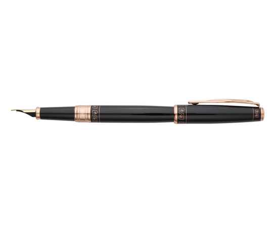 Ручка перьевая Pierre Cardin SECRET Business, цвет - черный с орнаментом. Упаковка B, изображение 4