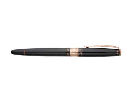 Ручка перьевая Pierre Cardin SECRET Business, цвет - черный с орнаментом. Упаковка B, изображение 5